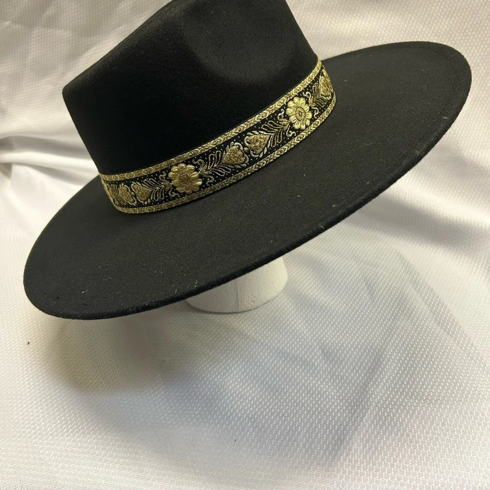 Western Style Black Hat‎